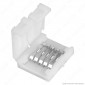 Immagine 1 - Connettore Consecutivo per Strisce LED Multicolore RGB Clip 5 Pin - SKU 2589