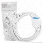 Immagine 1 - V-Tac Cavo Prolunga Spina e Presa Italiane 3 metri 16A Colore Bianco - SKU 8731