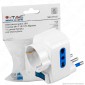 Immagine 1 - V-Tac Adattatore Triplo con Schuko Colore Bianco con Interruttore Luminoso - SKU 8716