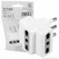 Immagine 1 - V-Tac Multipresa Adattatore Triplo con Spina 16A - SKU 8722