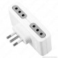Immagine 2 - V-Tac Multipresa Adattatore Quadruplo con Prese 10A - SKU 8725