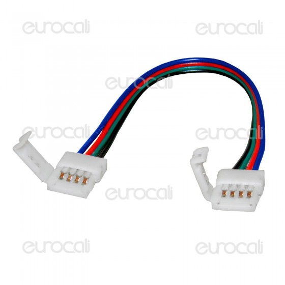 Connettore Flessibile per Strisce LED Multicolore RGB 5050 Clip 4 Pin Connettore Flessibile per Strisce LED Multicolore RGB 5050 Clip 4 Pin