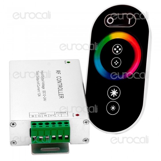 V-Tac Controller per Strisce LED RGB con Telecomando Touch - SKU 3312 V-Tac Controller per Strisce LED RGB con Telecomando Touch - SKU 3312