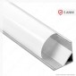 Immagine 1 - V-Tac VT-8109 Profilo Angolare in Alluminio per Strisce LED -