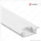 Immagine 1 - V-Tac VT-8106W Profilo in Alluminio per Strisce LED Colore Bianco - Lunghezza 2 metri - SKU 3368