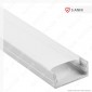 Immagine 1 - V-Tac VT-8108W Profilo in Alluminio per Strisce LED Colore Bianco - Lunghezza 2 metri - SKU 3367