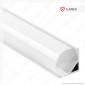 Immagine 1 - V-Tac VT-8109W Profilo Angolare in Alluminio per Strisce LED - Lunghezza 2 metri - SKU 3369