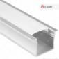 Immagine 1 - V-Tac VT-8119 Profilo in Alluminio per Strisce LED - Lunghezza 2 metri - SKU 3372