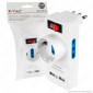 Immagine 1 - V-Tac Multipresa Adattatore Triplo Colore Bianco con Schuko 2 Porte USB