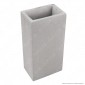 Immagine 3 - V-Tac VT-893 Applique Portalampada Doppio da Muro Concrete Wall