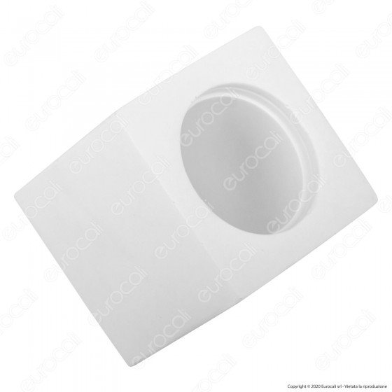 V-Tac VT 727SQ Portafaretto Quadrato Montaggio Superficiale in Gesso V-Tac VT 727SQ Portafaretto Quadrato Montaggio Superficiale in Gesso