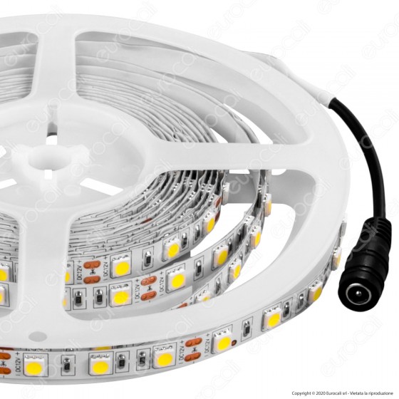 V-Tac Striscia LED 5050 Monocolore 60LED/metro - Bobina da 5 metri - V-Tac Striscia LED 5050 Monocolore 60LED/metro - Bobina da 5 metri -