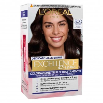 L'Oréal Paris Excellence Colorazione Permanente 300 Castano Naturale
