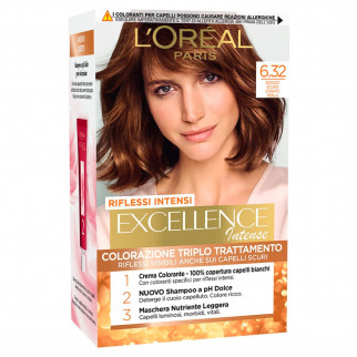 L'Oréal Paris Excellence Colorazione Permanente 6.32 Biondo Scuro