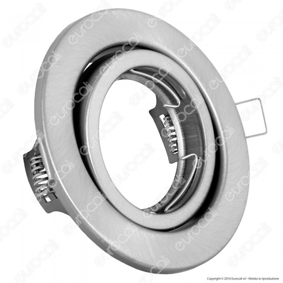 V-Tac VT-7227 Portafaretto Orientabile Rotondo da Incasso per V-Tac VT-7227 Portafaretto Orientabile Rotondo da Incasso per
