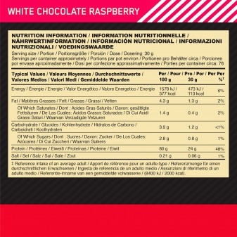 Optimum Nutrition Gold Standard 100% Whey Proteine Isolate Polvere