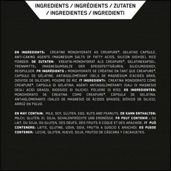 Optimum Nutrition Creatine 2500 Caps Creatina Monoidrato in Capsule -