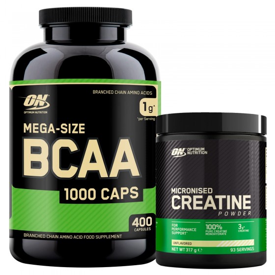 Optimum Nutrition Aminoacidi e Creatina Mega-Size BCAA 1000 Caps 400 Optimum Nutrition Aminoacidi e Creatina Mega-Size BCAA 1000 Caps 400