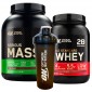 Immagine 1 - Optimum Nutrition Proteine Serious Mass 2.73Kg Cioccolato e Gold