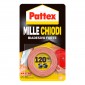 Immagine 1 - Pattex Mille Chiodi Biadesivo Forte Nastro di Montaggio - Rotolo da 1,5 Metri
