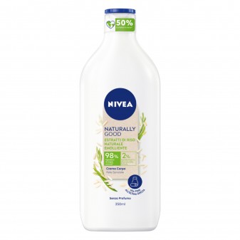 Nivea Naturally Good Crema Corpo Emolliente con Estratti di Riso per