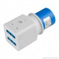 Immagine 1 - Ecova Multipresa con 1 Spina CEE industriale 16A 2P+T e 2 Prese